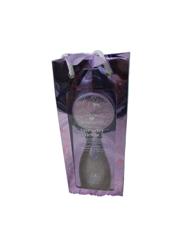 Lavender Body Scrub Gift Bag